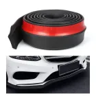 Універсальна гумова губа на бампер Samurai (молдинг на передній бампер на його нижню частину) Карбон