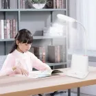Рожева Акумуляторна настільна LED лампа Bionic Desk Lamp c USB виходом, органайзером та підставкою для смартфона