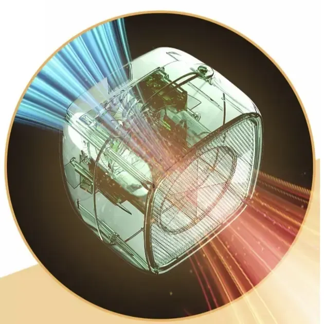 Портативний обігрівач від мережі, 500Вт, Настільний тепловентилятор / Електрообігрівач KRT-01