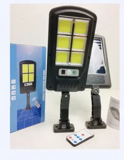 Вуличний ліхтар на стовп із пультом на сонячних батареях Solar Light НА 6 ЛАМП