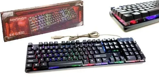 Ігрова клавіатура з підсвічуванням Keyboard HK-6300