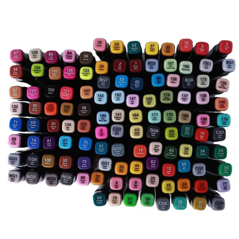 Набір двосторонніх скетч-маркерів для малюванняTouch на спиртовій основі