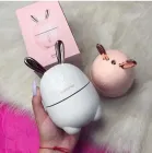 Зволожувач повітря Ультразвуковий з LED-підсвічуванням 7 кольорів живлення USB Зайчик Нічник-зволожувач 300мл