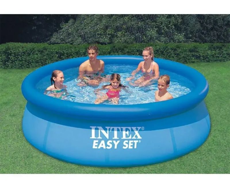 Надувний безкаркасний круглий басейн Intex 28132 (366-76см, 5621 л, фільтр-насос 230V)