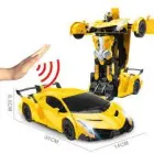 Червоний Машинка трансформер Автобот Lamborghini Robot Car на радіокеруванні 2в1