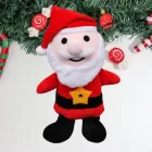 Дитяча плюшева іграшка Дід Мороз із проектором зоряного неба