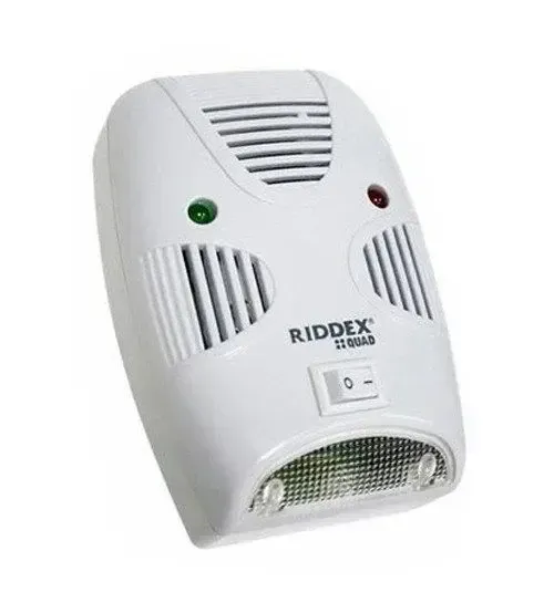 Ультразвуковий відлякувач мишей комах Pest Repelling Aid Riddex, Електромагнітний відлякувач гризунів