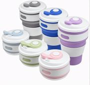 Універсальна силіконова термочашка кухоль для кави, чаю, напоїв