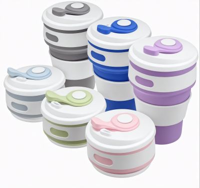 Універсальна силіконова термочашка кухоль для кави, чаю, напоїв