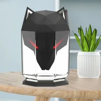 Зволожувач повітря портативний  WOLF Air Humidifier, аромадифузор електричний з резервуаром для ефірної олії, ультразвуковий, 650 мл