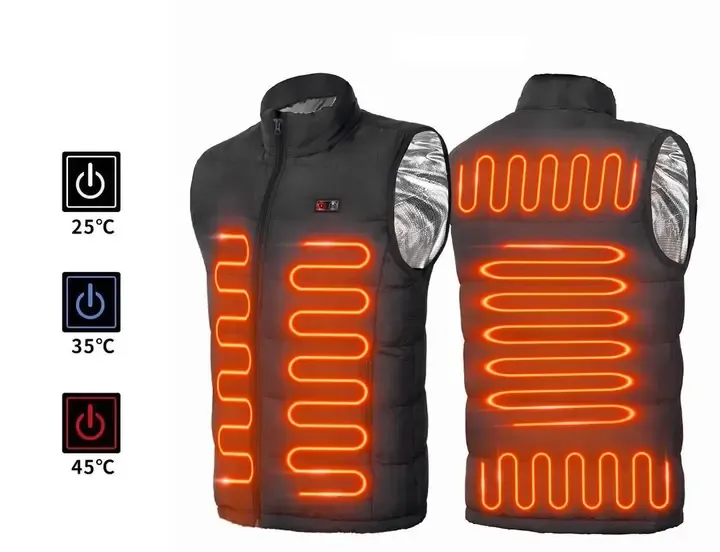 Жилет із USB підігрівом, 9 зон обігріву 4XL