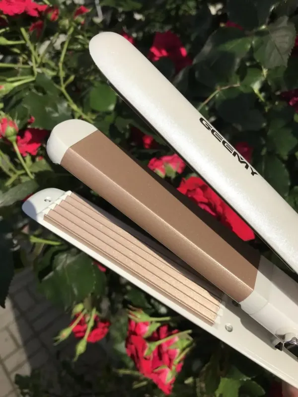 Професійна праска, гофре для волосся 2 в 1 Gemei GM-402
