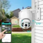 Вулична поворотна IP камера відеоспостереження WiFi N3 6913 - 2mp ICSee - камера зовнішнього спостереження для дому