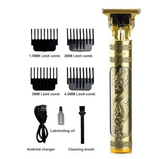 Акумуляторна бритва-машинка для стрижки волосся RAF SKY RS7311 тример окантувальний для бороди та волосся 5 Вт