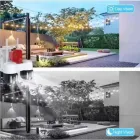 Високопродуктивна камера відеоспостереження з двома напрямками руху, WIFI, горизонтальне обертання на 360° та вертикальне на 90°, водонепроникна, нічне бачення, датчик руху, 4M, x10, V380pro