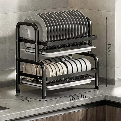 Органайзер кухоний для миття посуду метал R2F-43см