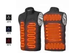 Жилет із USB підігрівом, 9 зон обігріву XL