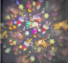 Світлодіодний нічник-проектор UKC Сніговик 1367-4 3Вт