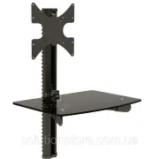 Кронштейн для телевізора Чорне фіксоване настінне кріплення діагоналлю 10"- 32" до 10 кг