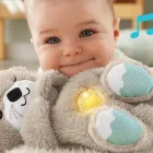 сірий Дихаюча плюшева іграшка видра зі світлом та звуком