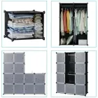 Пластикова складана шафа Storage Cube Cabinet 12 секцій