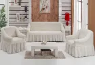 Натяжний чохол на диван та два крісла Туреччина, Універсальний чохол, накидка на диван