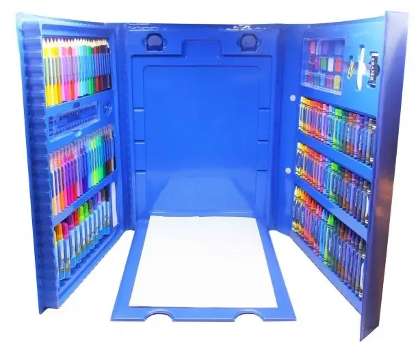 Набір для малювання у валізі з мольбертом 208 предметів