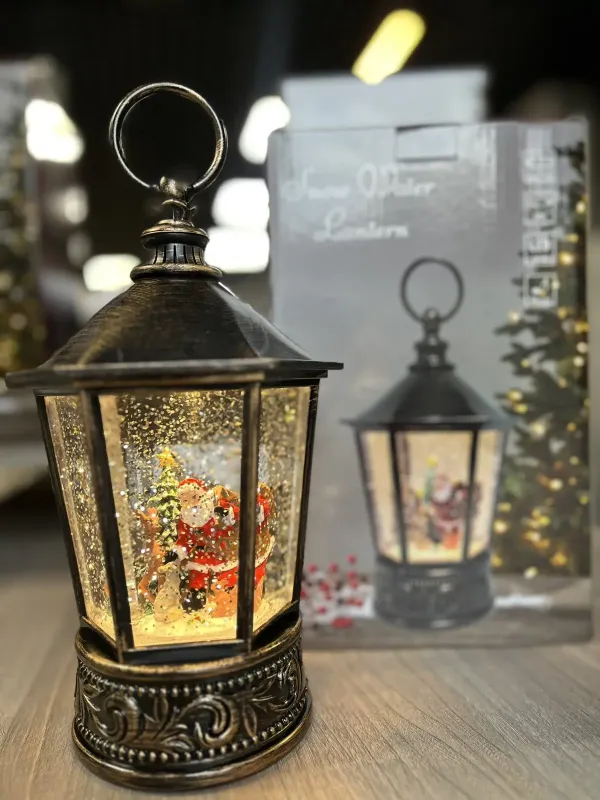 Санта Клаус Музичний новорічний ліхтар XMAS WDL 24077A