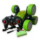 Машинка-перевертень на радіокеруванні Stunt car exciter Зелена