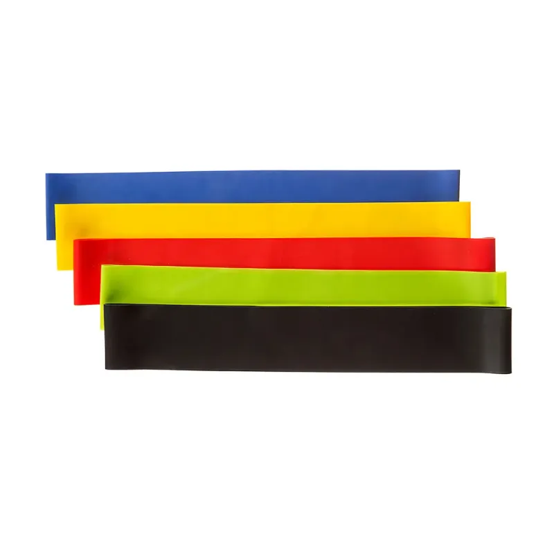 Гумки для фітнесу 30см, універсальний тренажер, 5 резинок, Гумки для йоги, Гумки для пілатесу