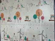 Совушка/Ведмедик Дитячий двосторонній термо килимок 180*200 в сумці