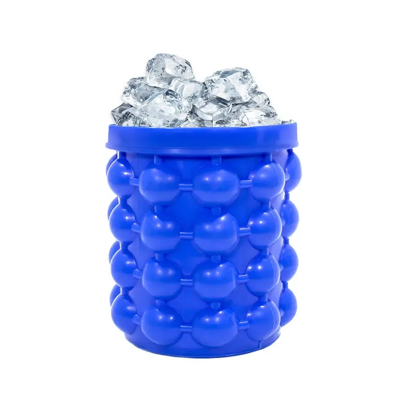 Форма Ice Cube Maker Genie силіконова для заморожування зберігання льоду охолодження напоїв