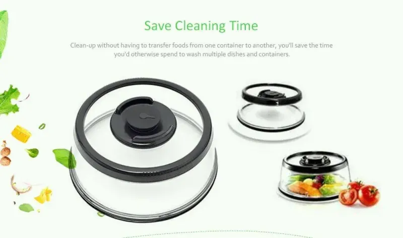 Вакуумна багаторазова кришка для продуктів Stay Fresh