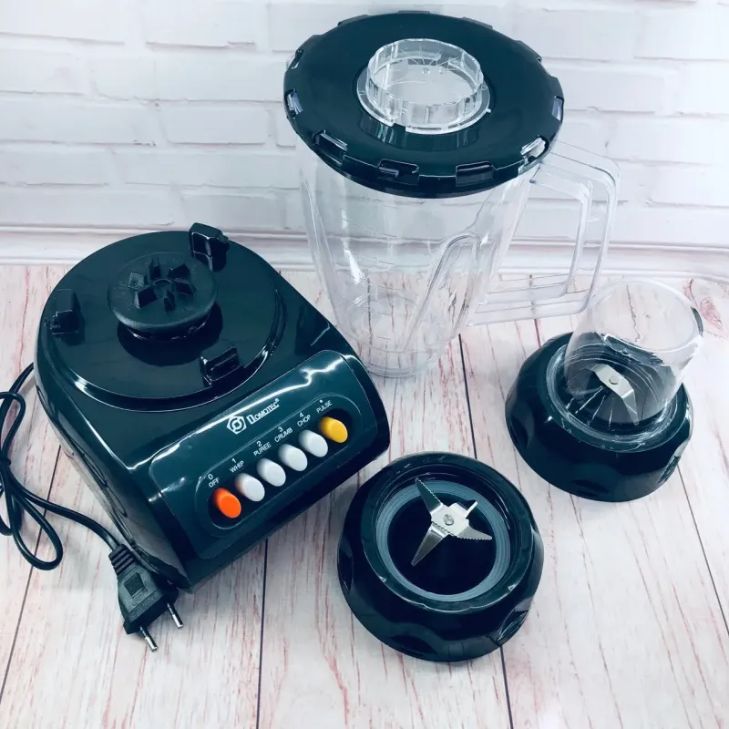 Стаціонарний блендер Domotec MS-9099 2 в 1 з кавомолкою