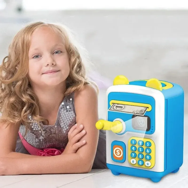 Електронна скарбничка-сейф із кодовим замком Face Recognition Money BOX