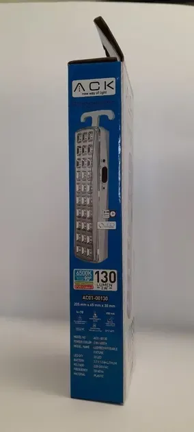 Аварійний світлодіодний світильник ACK акумуляторний ліхтар 30 LED