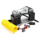 Автомобильный двухпоршневый компрессор с набором инструментов в кейсе YELLOW