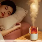 Нічний світильник-зволожувач JSQ-2, аромадіфузор, дизайн "вулкан"