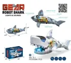 Музична іграшка акула (їздить, шестерні, рухомі частини, звук, світло) S-2А