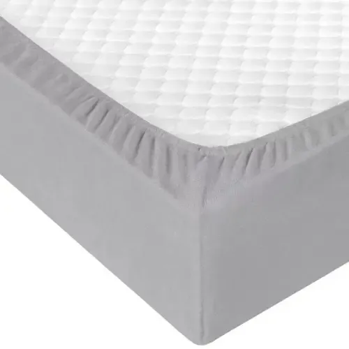 салатове Простирадло махрове на резинці з наволочками Anisa (160х200+30 см)