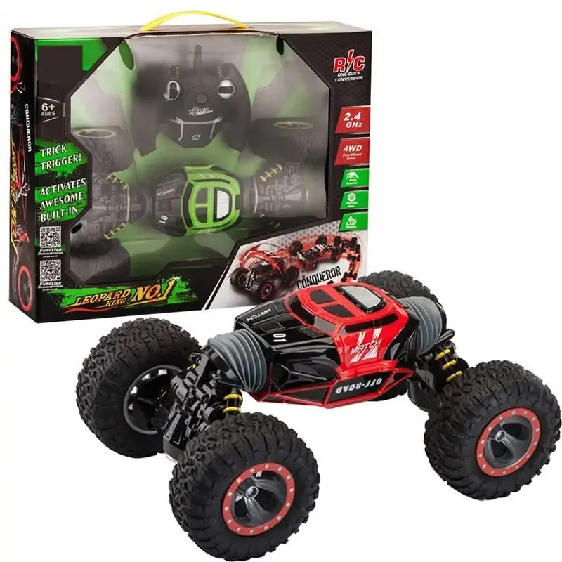 Трюкова машинка перевертень на радіокеруванні Leopard king 48 см