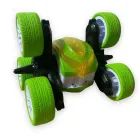 Машинка-перевертень на радіокеруванні Stunt car exciter Зелена