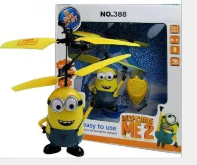 Дитяча іграшка Літаючий Міньйон з підсвічуванням