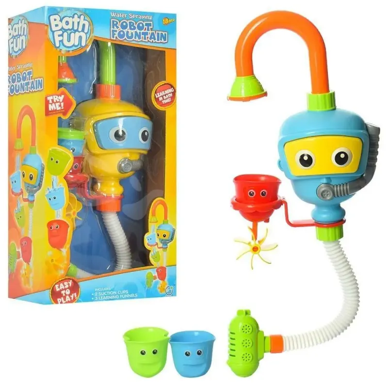 Іграшка для купання Водоспад Water Spraying Robot Fountain