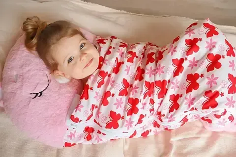 білий єдиноріг Дитячий спальний мішок на блискавці 3 в 1 іграшка подушка спальник та вбудована подушка