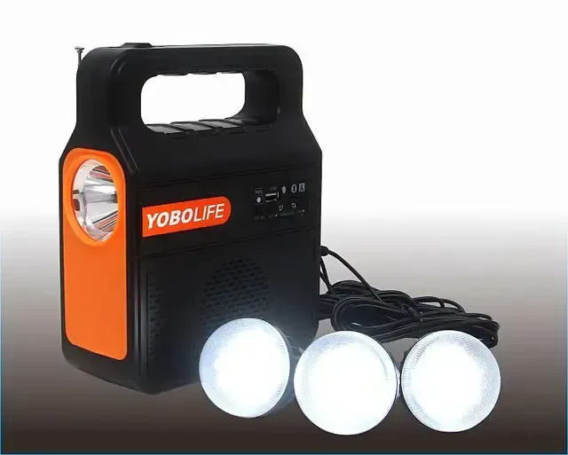 Портативна сонячна автономна система YOBOLIFE Solar Digital Kit 25 годин