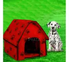 Червоний Переносний м'який будиночок будка для собак Portable Dog House