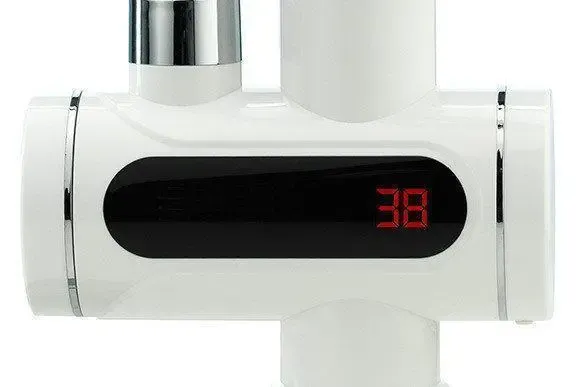 Нижнє Проточний водонагрівач з LCD екраном , водонагрівач, кран