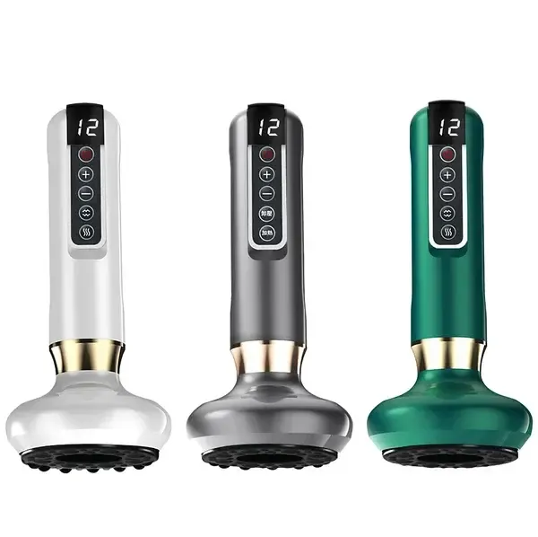 білий Вакуумний масажер для коригування фігури та антицелюлітного масажу з підігрівом