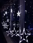 Світлодіодна гірлянда штора зорепад 138LED (гірлянда із зірками): довжина 2,5м (білий колір)